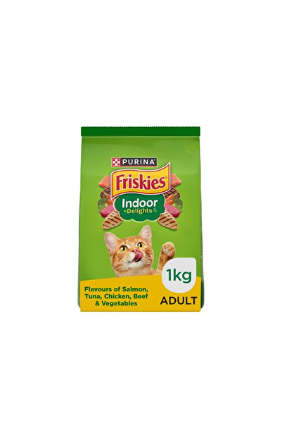 Purina One Purina Friskies Indoor Delights Dry Food Assorted Flavors for Adul...