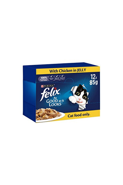 Purina One Purina Felix As Good As It Looks Wet Cat Food with Chicken in Jelly