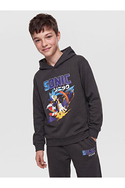 LC Waikiki Sonic Printed Tracksuit Set for Boys