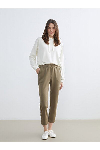 LC Waikiki Soft Touch Women's Jogging Pants with Elastic Waist