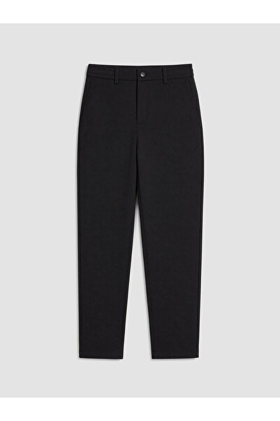 LC Waikiki Lcw Vision Black Slim Fit Gabardine Men's Trousers with Nevavm Dif...