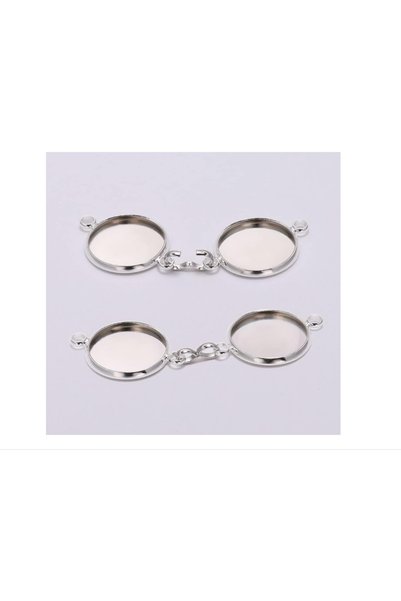 zerzembe 50 adet Hızlı Bağlantı Konnektörü 8 Şekilli Charm Düğüm Zincir Tokası Kendin Yap Bileklik Kolye Zincir Bileşenleri Takı Yapımı 8x4mm