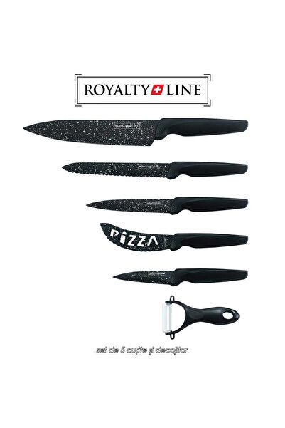 Royalty Line RL-MB5N - set de 5 cuțite și curățător de legume