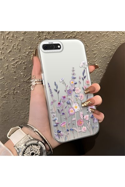 CHICASELUX حافظة متوافقة مع هاتف iPhone 7 Plus/8 Plus باللون الأرجواني الفاتح...