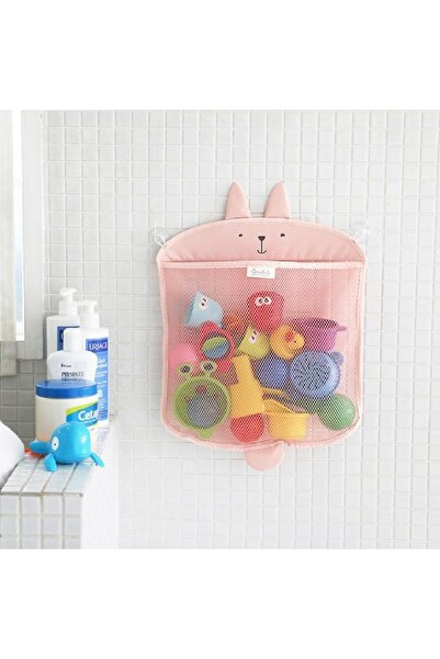 Noonedibs Plasa de depozitare pentru jucarii de baie – organizer cu ventuze, ...