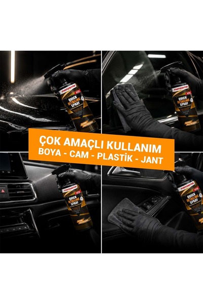 Menzerna Quick Detailing Spray Hızlı Cila 500 ml | Araç İç Dış Temizlik Oto Boya Parlatıcı Koruyucu