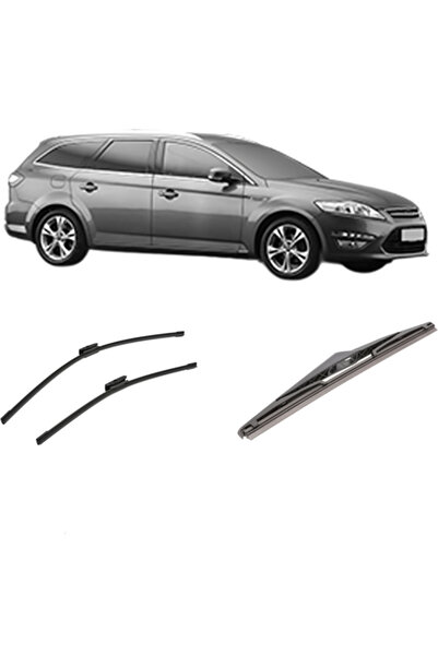 Bosch Set of 3 wipers FORD MONDEO IV Van 2007-2014, for windshield and rear w...