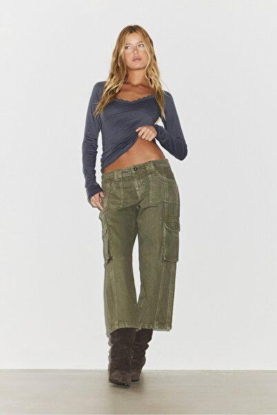 Stradivarius Kargo kapri pantolon