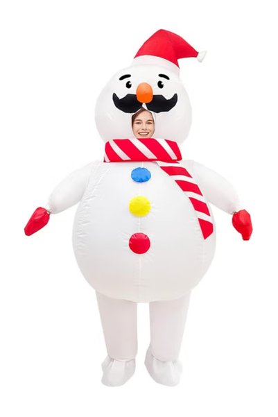 GGEROU Inflatable Christmas Costume Blow up Costume Halloween Costume Christm...