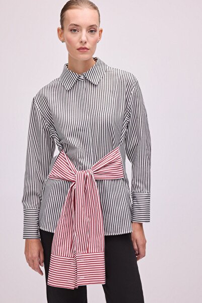 Touché Privé Buttoned striped shirt