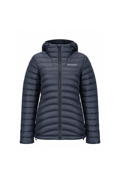 Columbia Corelite Down Hooded Jacket 2133521-010 Kadın Mont Siyah
