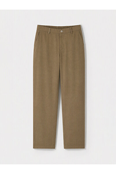 LC Waikiki Lcw Vision Brown Standard Fit Dobby Men's Trousers with Nevavm Dif...