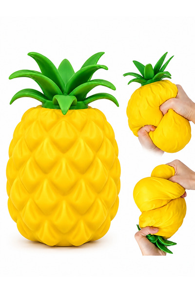 TOYTOPIA Jumbo Boy Ananas Görünümlü Sukuşi Oyuncak (15cm) -Ananas Sukuşi Büyü...