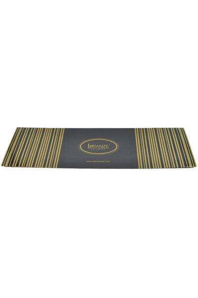 Brianze 8 cm Yellow Navy Blue Dot Pattern Tie and Handkerchief Set