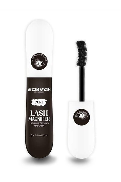 Amour Amour Lash Magnifier 4'ü 1 Arada Suya Dayanıklı Maskara (12 ml) – Kirpi...