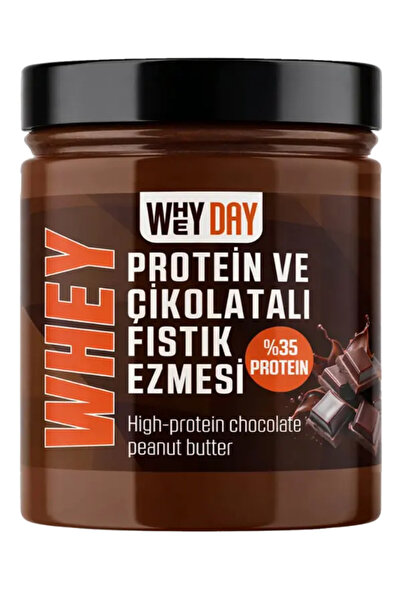 Whey Proteinli Çikolata Aromalı Fıstık Ezmesi 300 g %35 Protein Şeker İlavesiz Glutensiz