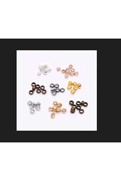 zerzembe 500 adet KARIŞIK RENKLİ Altın Gümüş Top Kıvrım Sonu 40mm Stoper Spacer Bileşenleri Boncuk Takı BİT KAPAMA Yapımı Bulguları