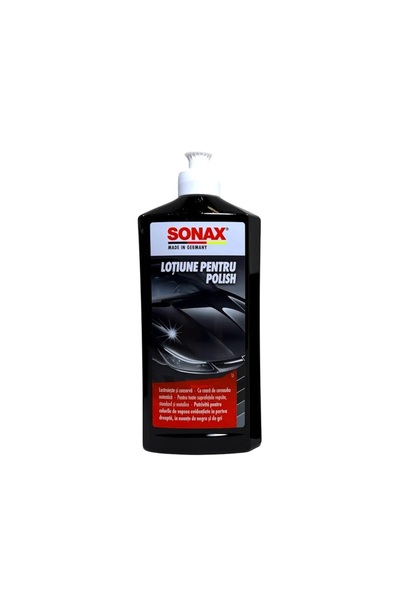Sonax Pastă de lustruit NanoPro cu ceară, Negru, 500ml