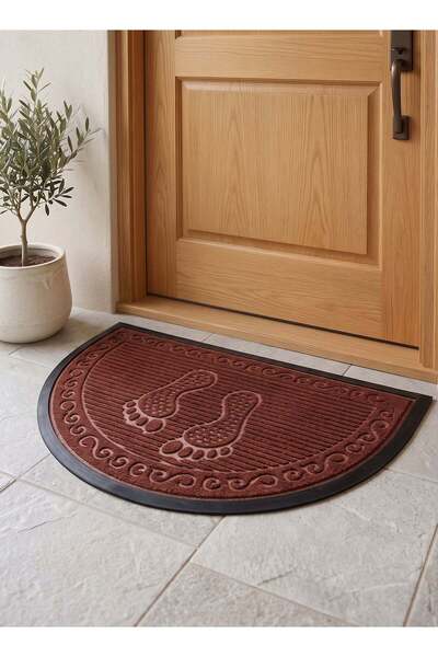 Taimi Heavy Duty Outdoor Door Mat 60x40cm, Water & Dirt Resistant, Non-Slip R...