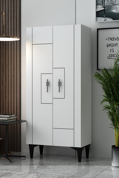 Dekortis Home Dekor DHDXXÇAD1B MİNA 2 KAPAKLI MUTFAK DOLABI BANYO DOLABI ÇOK ...