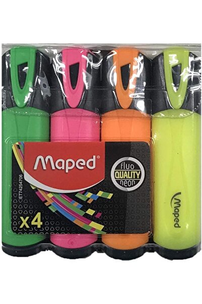 Maped HIGHLIGHTERS ASS COL X4 WALLET