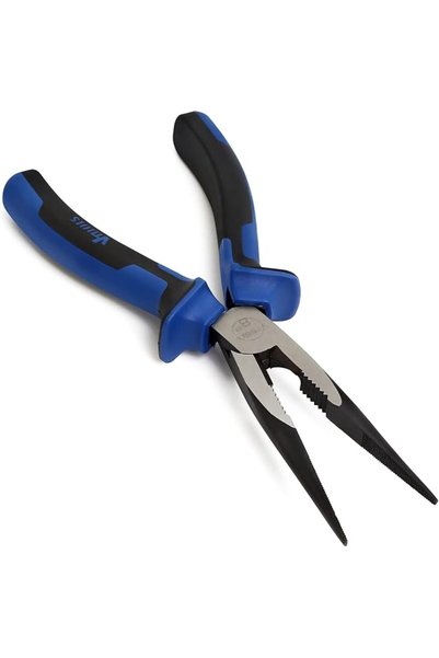 VTOOLS 8 Inch Long Round Nose Pliers, Carbon Steel & Black Polished Finish, E...
