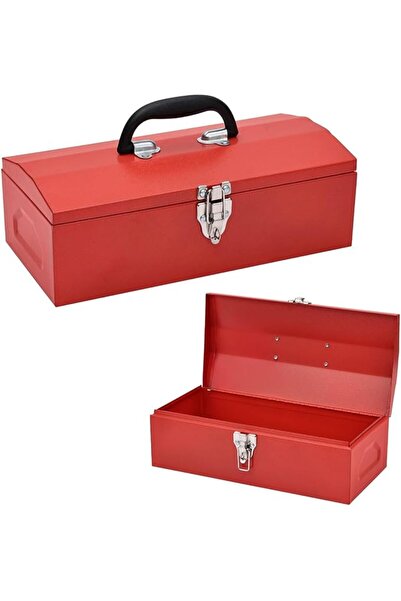 Lawazim Metal Toolbox 35cm x 17.5cm - Heavy Duty Portable Tool Box with Organ...