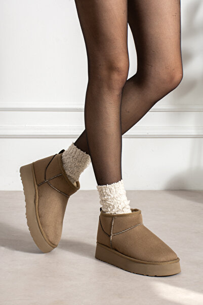 Vaghessa Shoes Vaghessa Cozy- Γυναικείες χειμερινές μπότες από σουέτ με επένδ...
