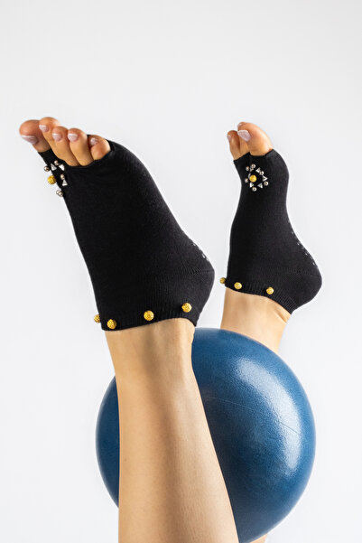 Muse Of Socks Pearls Of Socks Kaydırmaz Tabanlı Pilates ve Yoga Çorabı
