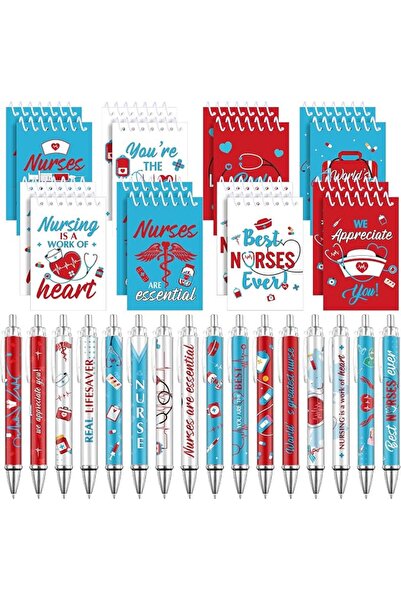 GENERAL Pasimy 32 Pcs Nurse Appreciation Gifts Set Nurse Spiral Notebooks and...