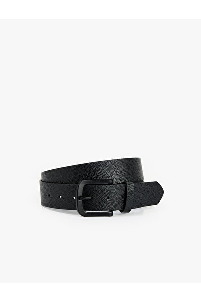 Koton Buckle Faux Leather Belt