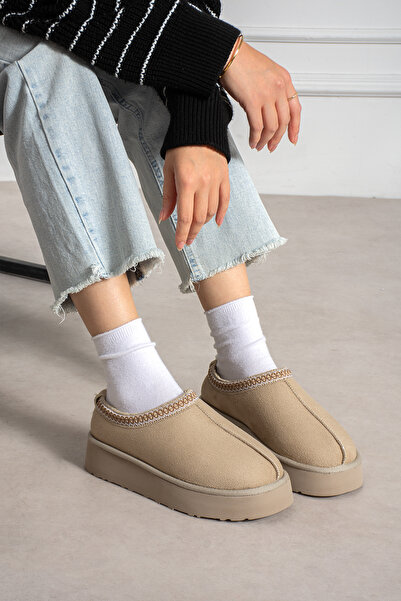 Vaghessa Shoes Vaghessa Tazz - ΜΠΕΖ Γυναικείες Παντόφλες με Χοντρή Σόλα και Κ...
