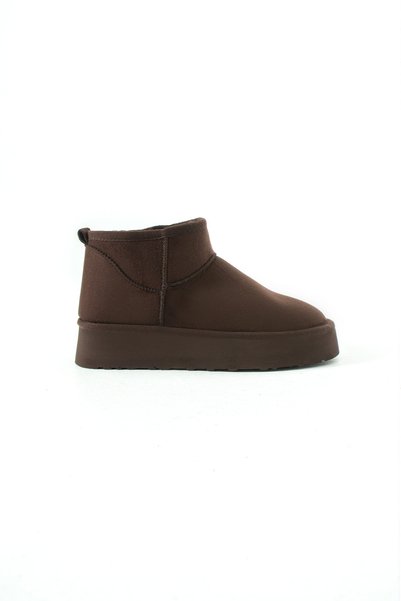 Vaghessa Shoes Vaghessa Cozy - Brown Women's Suede Fur-Lined Thick-Soled Winter Boots