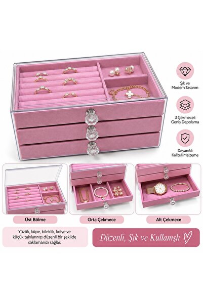 Cekmeceli takı standı pembe
