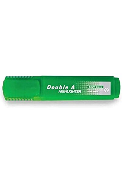DOUBLE A Highlighter Bright Green Colour
