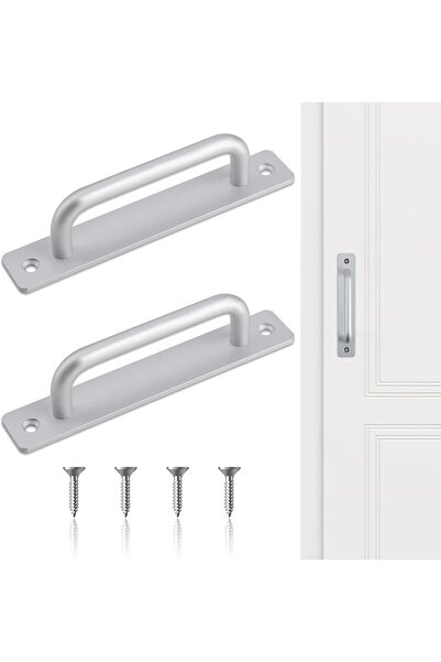 EXCEFORE Sliding Door Handles, 2 Pcs Pull Push Door Handles, Stainless Steel ...