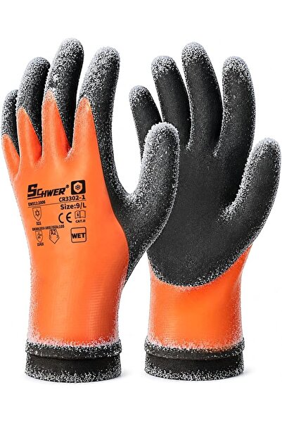 Schwer FreezeGuard Waterproof Work Gloves PM3302, Freezer Gloves for Outdoor ...