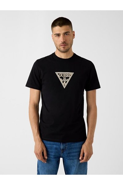 Guess SİYAH LOGOLU ERKEK T-SHIRT