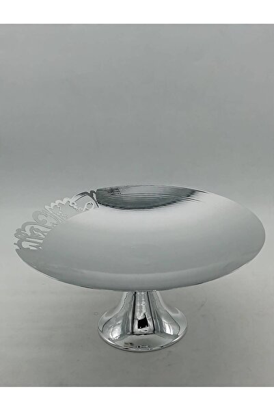 Generic Brand Silver Plated Engraved Big Base Dessert Tray