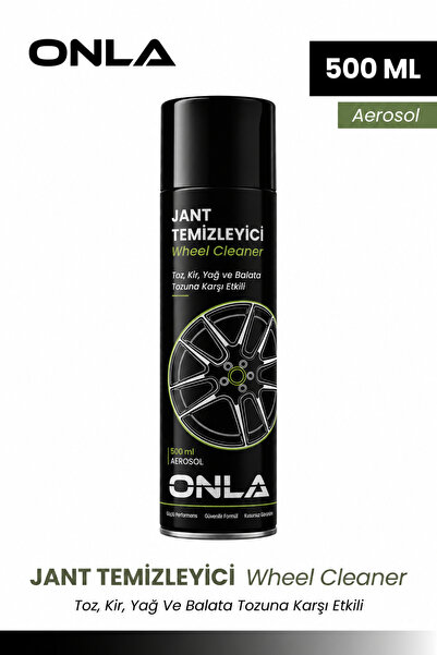 onla Jant Temizleyici 500 ml Aerosol | Güçlü Köpük Formül – Parlak ve Kusursu...