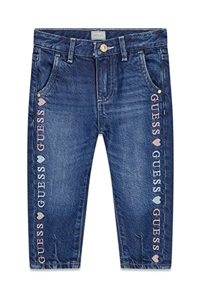 Guess Rigid Kız Çocuk Mom Fit Jean