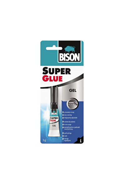 Bison Super Glue Gel 2g*12 blisteruri