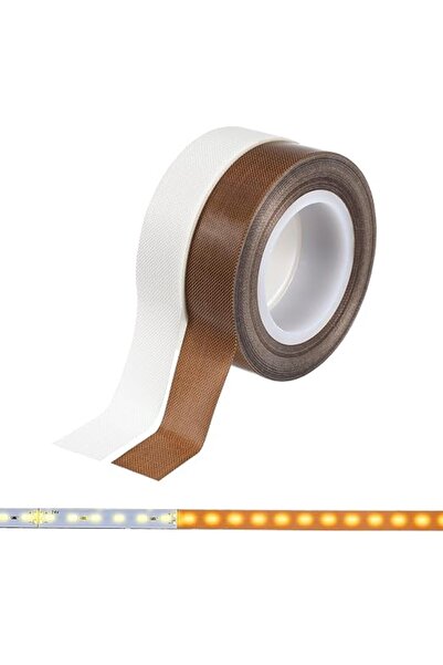 KASTWAVE 2 Pack LED Light Strip Diffuser Tape, White and Brown Light Blocking...