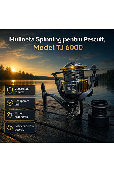FOXMAG24 Μηχανισμός ψαρέματος spinning, Μοντέλο TJ 6000