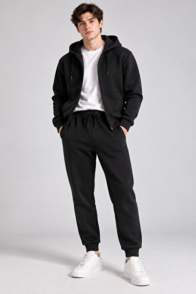 WE&ME Men's Jogger Sweatpants with Elastic Waist, Lace-Up and Pockets, Comfor...