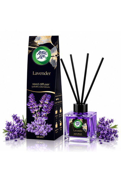 Miss Life Odorizant de cameră, Difuzor de parfum cu bețișoare, cu aromă de La...