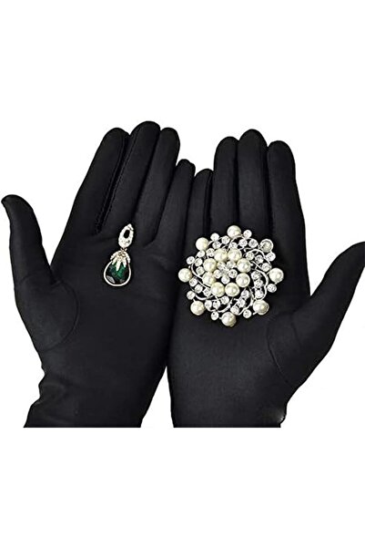 X SPRING Soft Gloves, 2 PCS 22x9cm Microfiber Cleaning Gloves for Sensitive S...