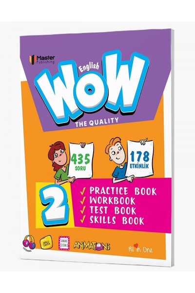Fenomen Yayıncılık Fenomen Wow 2.Sınıf English Practice Book + Workbook + Tes...