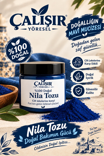 çalışır yöresel Nila Toz Yüz Maskesi - Cilt Tonu Eşitleyici Lele Kararma Gide...