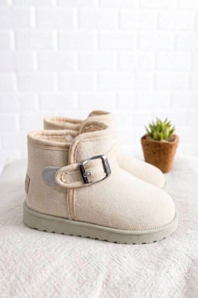 AlbiShoes Kız Erkek Çocuk Bebek Cırt Cırtlı Ev Botu Ev Ayakkabısı Kreş Okul Günlük Mini Bot Panduf